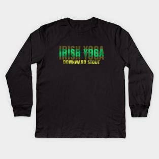 saint paddy - happy st patricks day - St Patricks Day Drinking Team Kids Long Sleeve T-Shirt